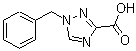 结构式 CAS# 138624-97-2, 1-(苯基甲基)-1H-1,2,4-三唑-3-羧酸