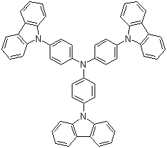 结构式 CAS# 139092-78-7, 4,4',4''-三(咔唑-9-基)三苯胺