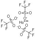 结构式 CAS# 139177-63-2, 三(三氟甲磺酸)钬