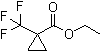 结构式 CAS# 139229-57-5, 1-(三氟甲基)环丙烷羧酸乙酯