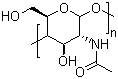 结构式 CAS# 1398-61-4, 甲壳素; 聚乙酰氨基葡萄糖