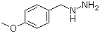 (4-Methoxybenzyl)hydrazine molecular structure (CAS 140-69-2)