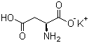 结构式 CAS# 14007-45-5, L-天门冬氨酸钾