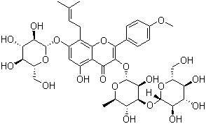 结构式 CAS# 140147-77-9, 朝藿定 A1