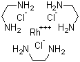 structure of CAS# 14023-02-0, Tris(ethylenediamine)rhodium trichloride;Tris(ethylenediamine)rhodium(III) trichloride