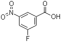 structure of CAS# 14027-75-9, 3-Fluoro-5-nitrobenzoic acid