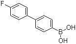 结构式 CAS# 140369-67-1, 4-(4-氟苯基)苯硼酸