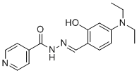 结构式 CAS# 140405-36-3, N'-(4-(二乙基氨基)-2-羟基苄亚基)异烟酰肼