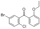 structure of CAS# 1404477-10-6, Dapagliflozin Bromo Keto Impurity;(5-bromo-2-chlorophenyl)-(2-ethoxyphenyl)methanone