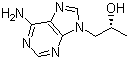 structure of CAS# 14047-28-0, (R)-(+)-9-(2-Hydroxypropyl)adenine;D-(-)-9-(2-Hydroxypropyl)adenine; 6-Amino-alpha-methyl-9H-purine-9-ethanol