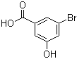 结构式 CAS# 140472-69-1, 3-溴-5-羟基苯甲酸