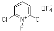 structure of CAS# 140623-89-8, 2,6-Dichloro-1-fluoropyridinium tetrafluoroborate;FP-B 800; N-Fluoro-2,6-dichloropyridinium tetrafluoroborate