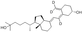 结构式 CAS# 140710-94-7, 骨化二醇-d3