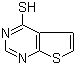 结构式 CAS# 14080-55-8, 噻吩并[2,3-d]嘧啶-4-硫醇