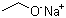 Sodium ethoxide molecular structure (CAS 141-52-6)