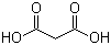 结构式 CAS# 141-82-2, 丙二酸