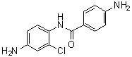 结构式 CAS# 14108-16-8, 4,4'-二氨基-2'-氯苯甲酰苯胺