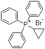 结构式 CAS# 14114-05-7, 溴化环丙基三苯基膦