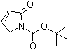 结构式 CAS# 141293-14-3, N-(叔丁氧羰基)-3-吡咯啉-2-酮