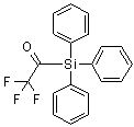 结构式 CAS# 141334-25-0, (三氟乙酰基)三苯基硅烷