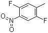 structure of CAS# 141412-60-4, 2,5-Difluoro-4-nitrotoluene;2,5-Difluoro-4-methylnitrobenzene; 1,4-Difluoro-2-methyl-5-nitrobenzene