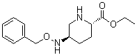 结构式 CAS# 1416134-47-8, (2S,5R)-5-((苄氧基)氨基)哌啶-2-羧酸乙酯