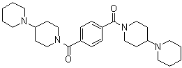 结构式 CAS# 1418741-86-2, 1,1'-(1,4-亚苯基)二[1-[1,4'-联哌啶]-1'-基甲酮]