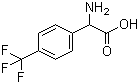 structure of CAS# 142012-65-5, 4-(Trifluoromethyl)-DL-phenylglycine;Amino-(4-trifluoromethylphenyl)acetic acid