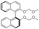 结构式 CAS# 142128-92-5, (S)-2,2'-双(甲氧基甲氧基)-1,1'-联萘