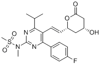 结构式 CAS# 1422954-11-7, 罗舒伐他汀(3R,5R)-内酯