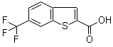 结构式 CAS# 142329-22-4, 6-(三氟甲基)苯并[b]噻吩-2-羧酸