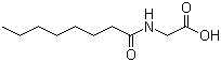 structure of CAS# 14246-53-8, Caprylylglycine;N-(1-Oxooctyl)glycine; 2-(Octanoylamino)acetic acid