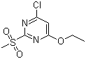 structure of CAS# 142596-33-6, 4-Chloro-6-ethoxy-2-(methylsulfonyl)pyrimidine