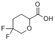 structure of CAS# 1426135-66-1, 5,5-Difluorooxane-2-carboxylic acid