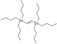 结构式 CAS# 14275-61-7, 反式-1,2-双(三丁基锡烷基)乙烯