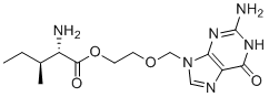 structure of CAS# 142963-63-1, Acyclovir L-Isoleucinate;2-[(2-amino-6-oxo-1H-purin-9-yl)methoxy]ethyl (2S,3S)-2-amino-3-methylpentanoate