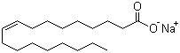 structure of CAS# 143-19-1, Sodium oleate;Oleic acid sodium salt; Eunatrol; Lunac SO 90L; (9Z)-9-Octadecenoic acid, sodium salt; NPS Red Oil Soap; Nonsoul ON 1; Nonsoul ON-A; Olate Flakes; Pionin D 951P