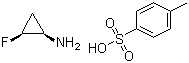 结构式 CAS# 143062-83-3, (1R,2S)-2-氟环丙胺对甲苯磺酸盐