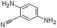 structure of CAS# 14346-13-5, 2,5-Diaminobenzonitrile;2-Cyano-1,4-diaminobenzene; 2-Cyano-p-phenylenediamine