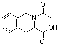 structure of CAS# 143767-54-8, 2-Acetyl-1,2,3,4-tetrahydroisoquinoline-3-carboxylic acid