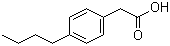 structure of CAS# 14377-19-6, 4-Butylphenylacetic acid