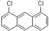 结构式 CAS# 14381-66-9, 1,8-二氯蒽