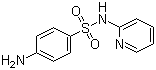 结构式 CAS# 144-83-2, 磺胺吡啶; 4-氨基-N-(2-吡啶基)苯磺酰胺