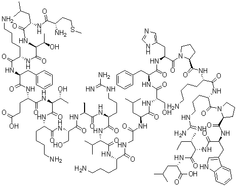 结构式 CAS# 144092-28-4, 爪蟾肽 25