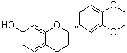 结构式 CAS# 1443218-16-3, (2S)-2-(3,4-二甲氧基苯基)-3,4-二氢-2H-1-苯并吡喃-7-醇