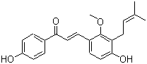 结构式 CAS# 144506-14-9, 甘草查尔酮 C
