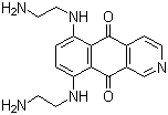 structure of CAS# 144510-96-3, Pixantrone;6,9-Bis[(2-aminoethyl)amino]benz[g]isoquinoline-5,10-dione