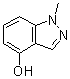 structure of CAS# 144528-23-4, 1-Methyl-1H-indazol-4-ol;4-Hydroxy-1-methyl-1H-indazole