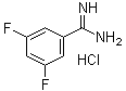 结构式 CAS# 144797-68-2, 3,5-二氟苯甲脒盐酸盐