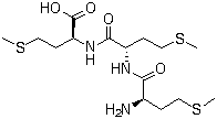 structure of CAS# 14486-15-8, L-Methionyl-L-methionyl-L-methionine;Trimethionine